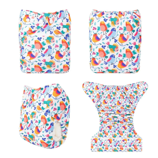 U Pick ALVABABY Baby Diaper Reusable Adjustable Eco-Friendly Polyester Baby Cloth Nappy With 1pc Microfiber Insert ALVAMEXICO   83.09