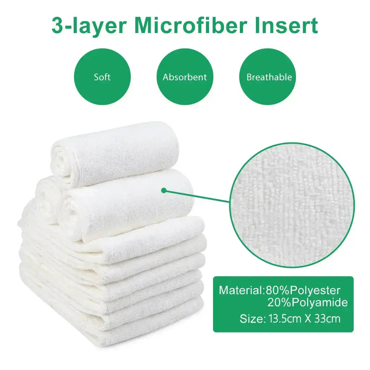 U Pick ALVABABY Baby Diaper Reusable Adjustable Eco-Friendly Polyester Baby Cloth Nappy With 1pc Microfiber Insert ALVAMEXICO  