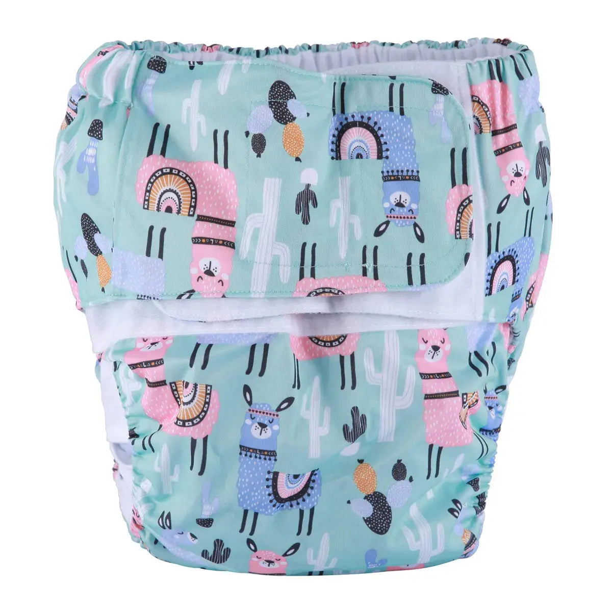 [Sigzagor]XL Adult Cloth Diaper Nappy Urinary Incontinence Pocket Reusable Hook Loop ABDL Age Play 68 to 128 cm 26.7in to 50.4in AlvaBaby Mexico Pañales de Tela   11.83