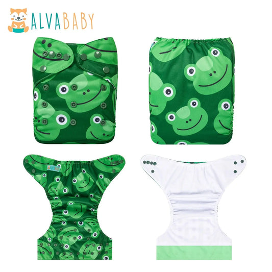 U Pick ALVABABY AWJ Inner Baby Cloth Diaper Reusable Baby Cloth Nappy with Tummy Panel with 1pc Microfiber Insert ALVAMEXICO   119.43