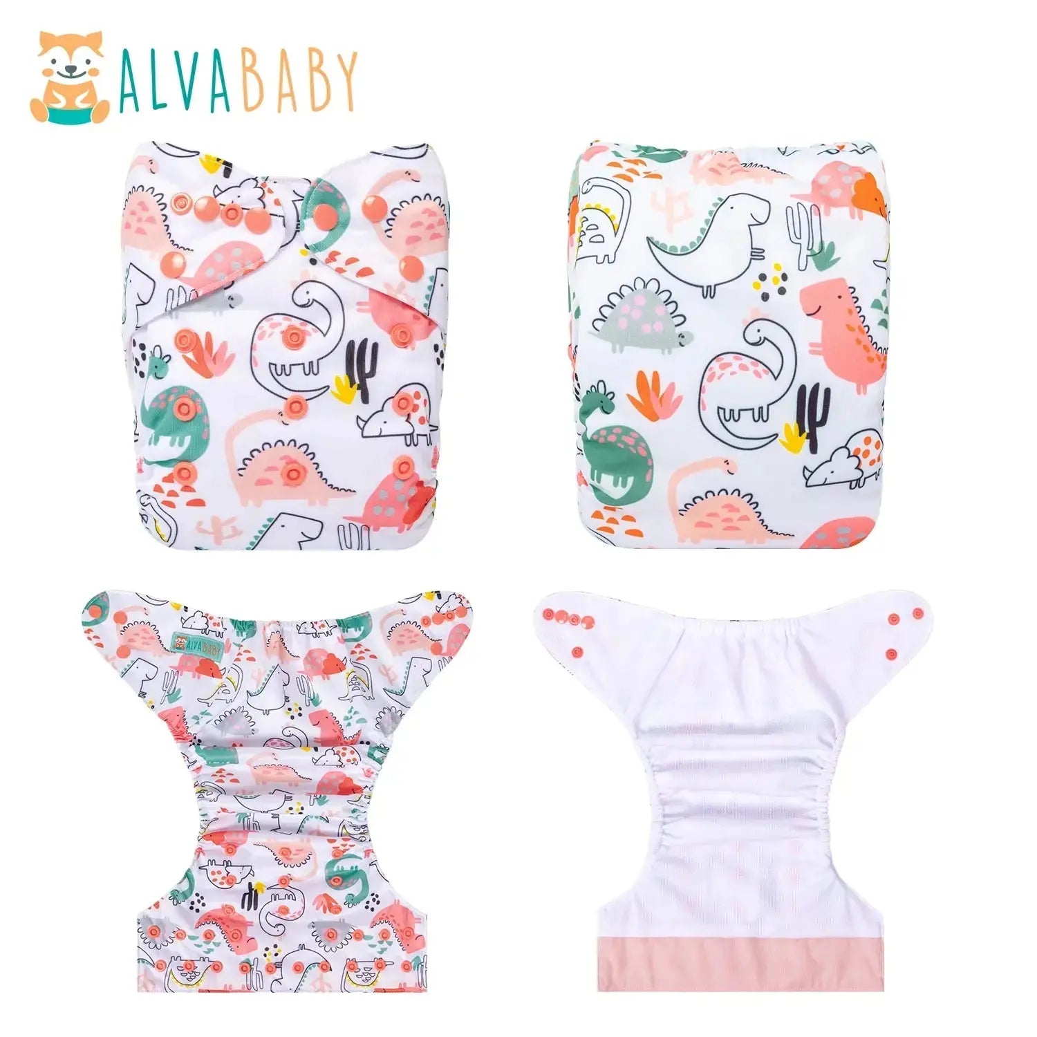 Pañal ecologico de tela para bebé. Interior SPORT - AWJ- AlvaBaby®  