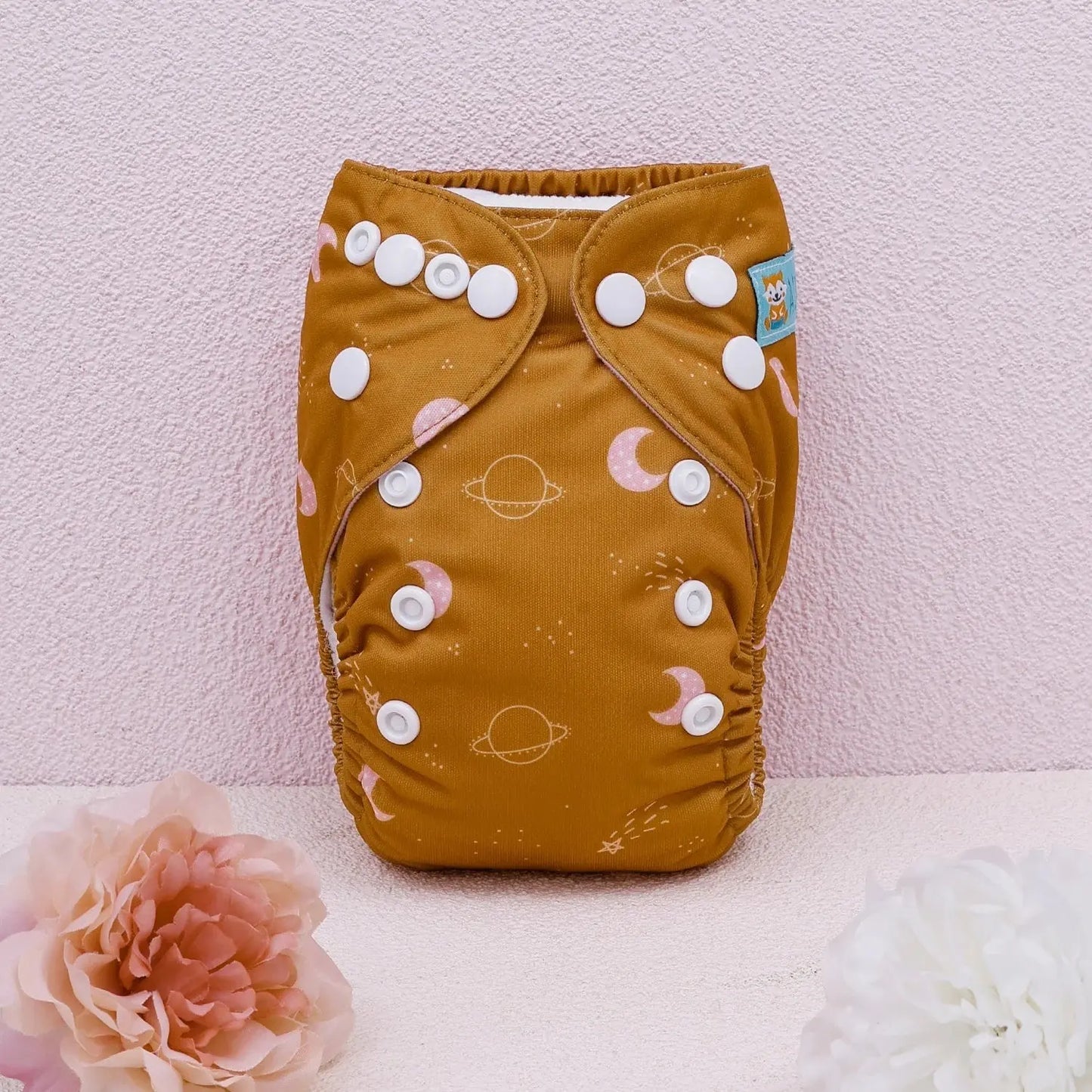 U Pick ALVABABY Newborn AIO diaper Reusable All-In-One Newborn Cloth Diaper with Pocket Sewn-in 1pc 4-layer Bamboo Insert ALVAMEXICO  