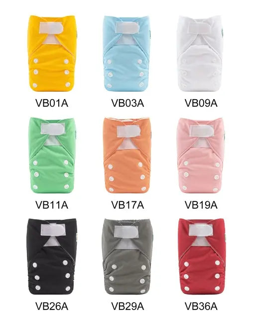ALVABABY Newborn Diapers 6 Pack - VELCRO 
