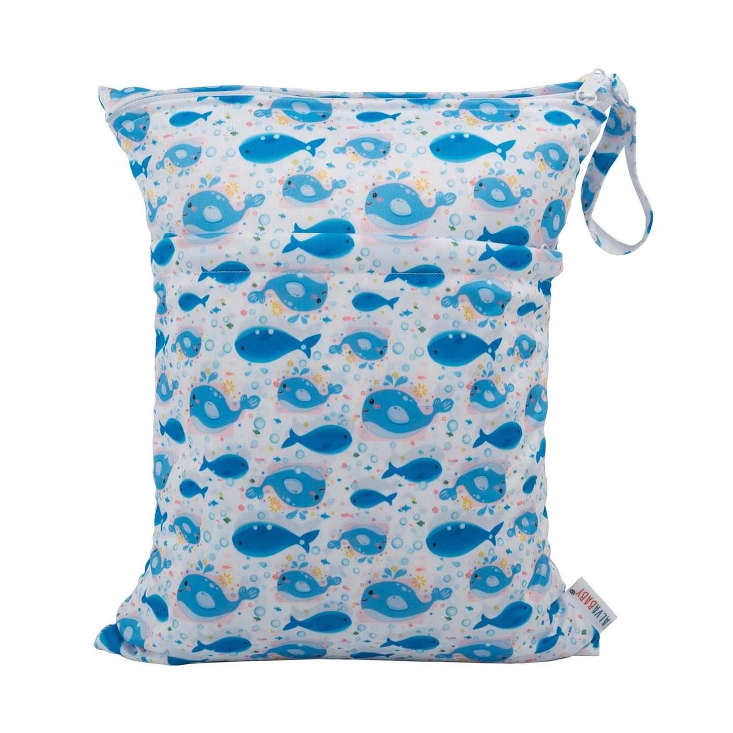 (2pcs/set) ALVABABY 1pc Cloth Wet Dry Bag and 1pc Reusable Swim Diaper for Baby Under 1 year Old Fashion Design ALVAMEXICO  