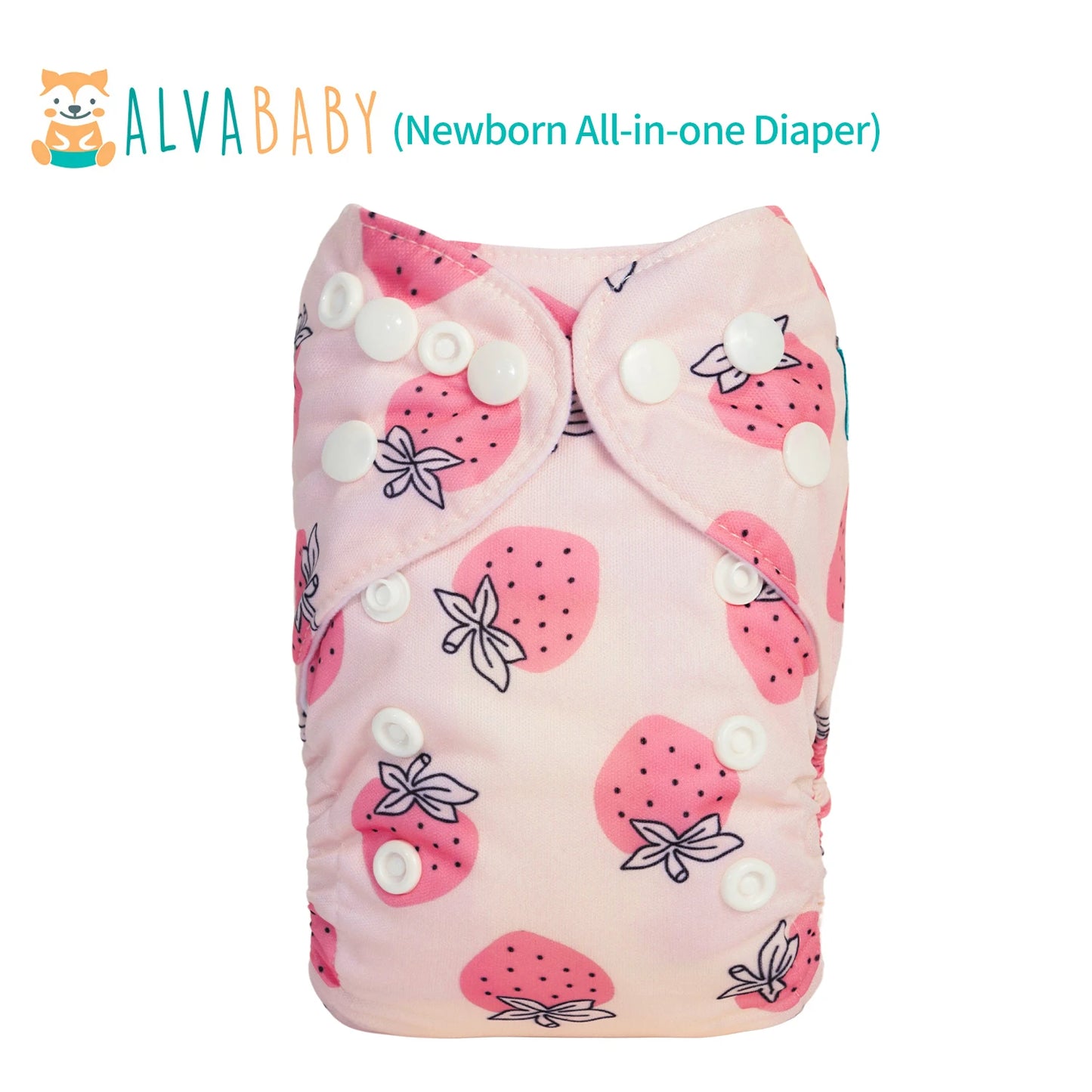 U Pick ALVABABY Newborn All-In-One Cloth Diaper with Pocket Sewn-in one 4-layer Bamboo Insert ALVAMEXICO   81.14