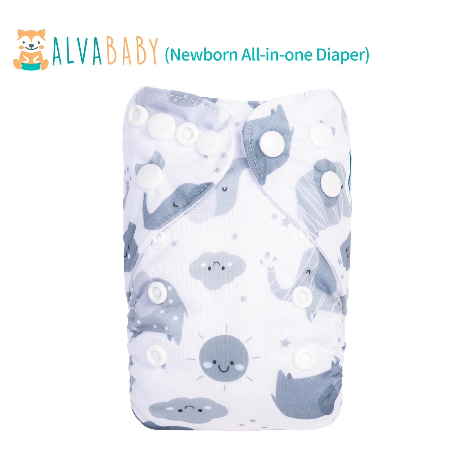 U Pick ALVABABY Newborn All-In-One Cloth Diaper with Pocket Sewn-in one 4-layer Bamboo Insert ALVAMEXICO   82.98