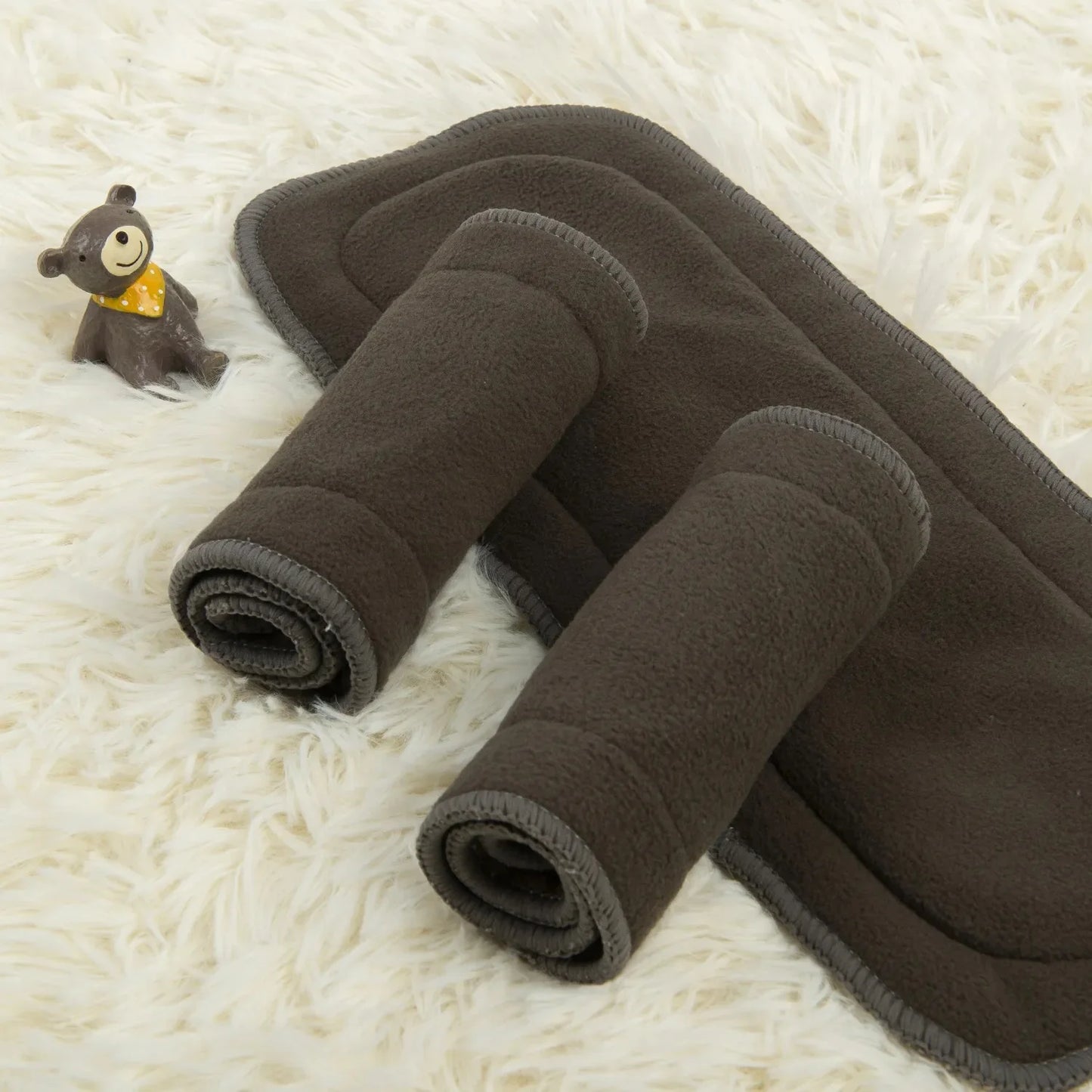 10 Insertos de bambú CHARCOAL 4 CAPAS