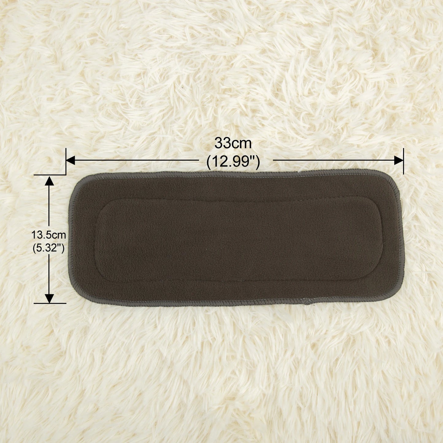 10 Insertos de bambú CHARCOAL 4 CAPAS