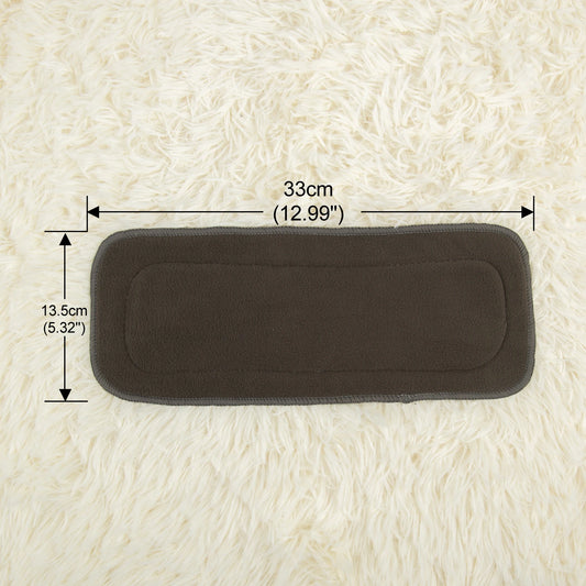 10 Insertos de bambú CHARCOAL 4 CAPAS AlvaBaby®  