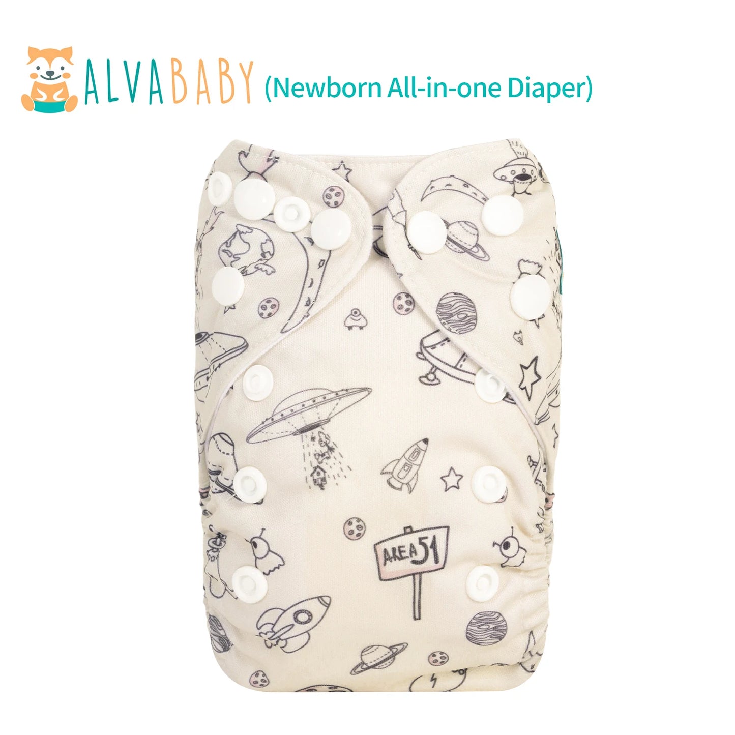 U Pick ALVABABY Newborn All-In-One Cloth Diaper with Pocket Sewn-in one 4-layer Bamboo Insert ALVAMEXICO   81.32