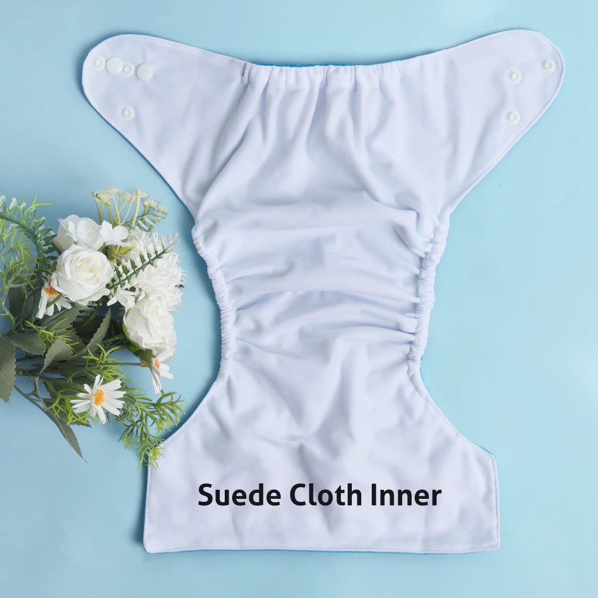 ALVABABY 3 diaper shells+3 Inserts Baby Cloth Diapers Snaps Adjustable Washable Reusable Cloth Nappy For Baby Girls and Boys ALVAMEXICO  
