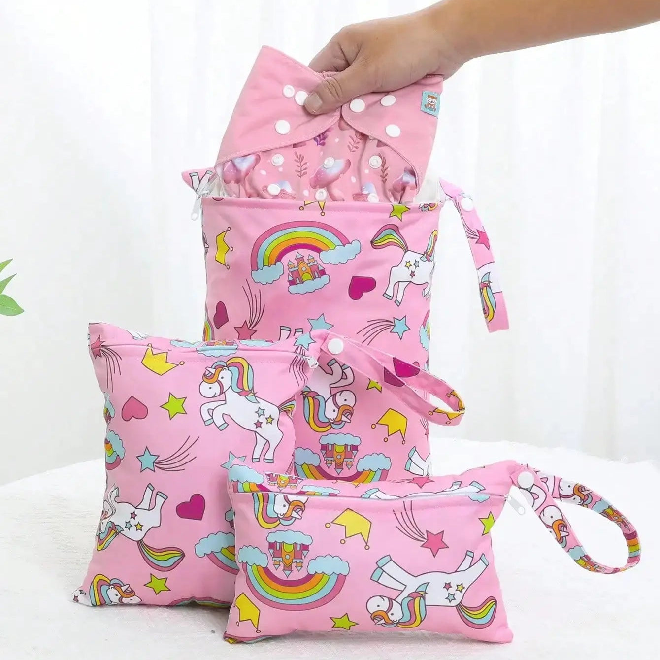 Set de 3 bolsas impermeables multiusos AlvaBaby  