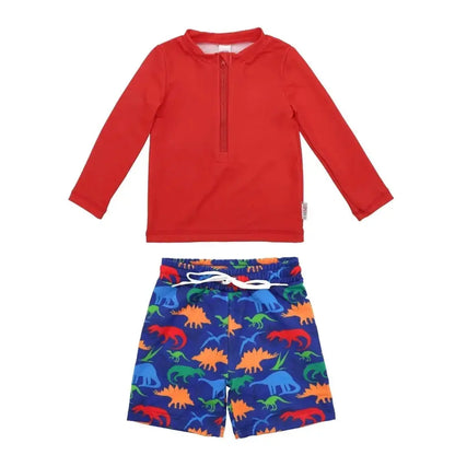 12M-5T Boys Long Sleeve Rash Guard Set ALVABABY UPF 50+ Sun Protection Baby Toddler Swimsuit Swimwear Swim Trunks Bathing Suit ALVAMEXICO  