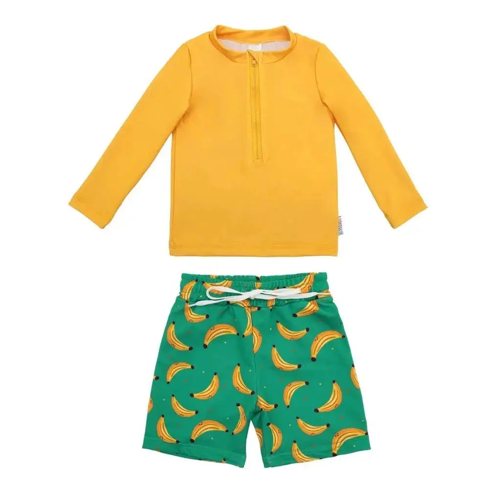 12M-5T Boys Long Sleeve Rash Guard Set ALVABABY UPF 50+ Sun Protection Baby Toddler Swimsuit Swimwear Swim Trunks Bathing Suit ALVAMEXICO  
