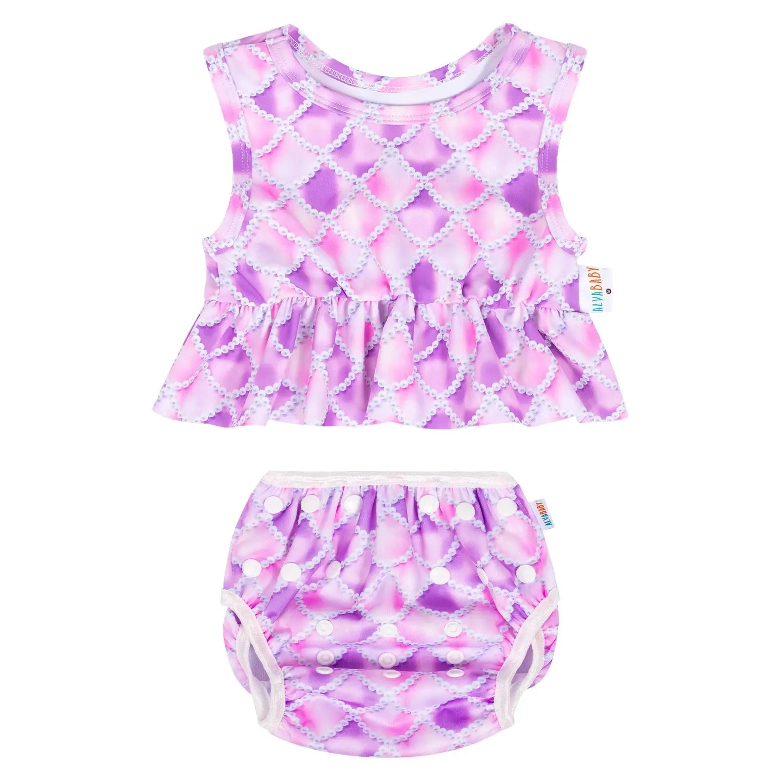 Traje de Baño de 2 piezas para Bebé - NIÑA AlvaBaby®   349.00