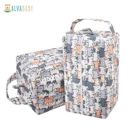 U PICK ALVABABY Diaper Pod with Double TPU Layers Cloth Diaper Bag Reusable Diaper Bag  Waterproof Nappy Bag AlvaBaby Mexico Pañales de Tela  