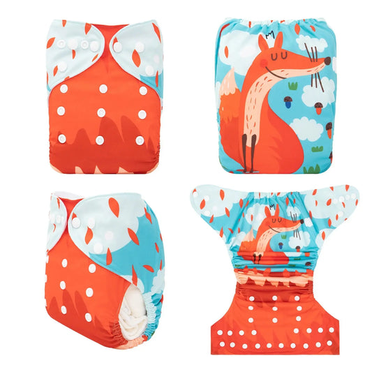 U Pick ALVABABY Baby Diaper Reusable Adjustable Eco-Friendly Polyester Baby Cloth Nappy With 1pc Microfiber Insert ALVAMEXICO   82.11